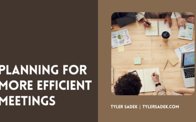 Planning for More Efficient Meetings