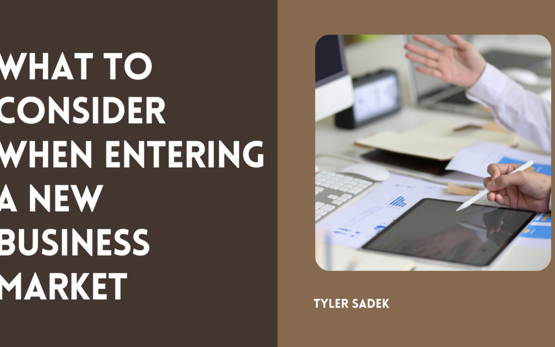 Tyler Sadek What To Consider When Entering A New Business Market